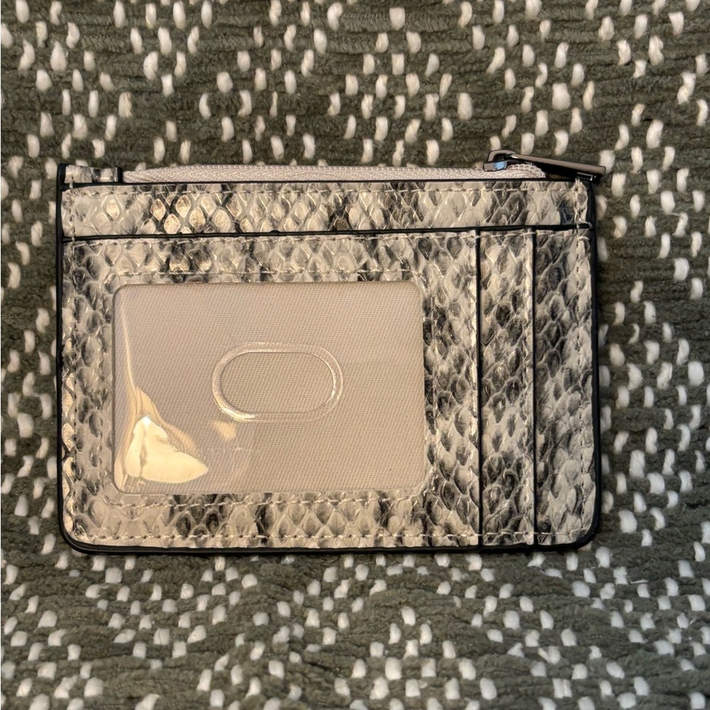 Snake print wallet